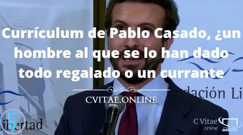 Pablo Casado curriculum