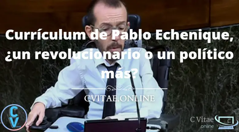 Pablo Echenique CV