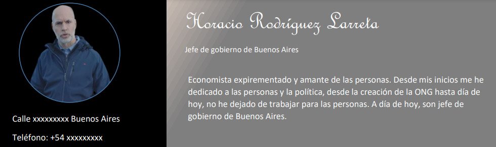 Toda la vida de Horacio Rodriguez Larreta