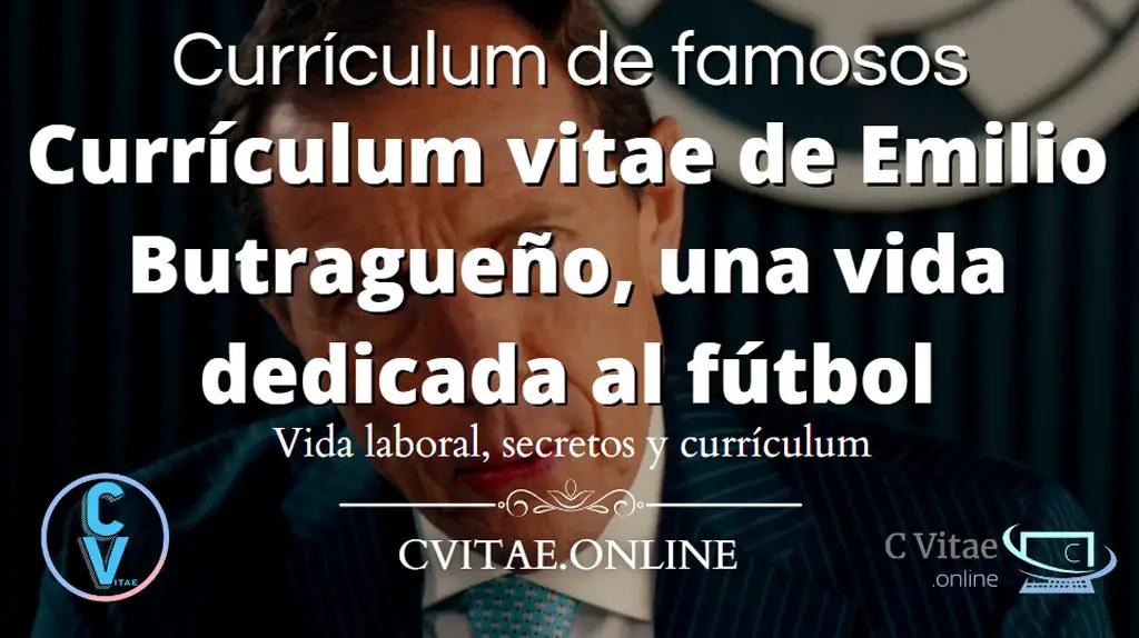 curriculum vitae de Emilio butragueño