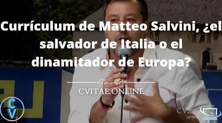 Curriculum Matteo Salvini