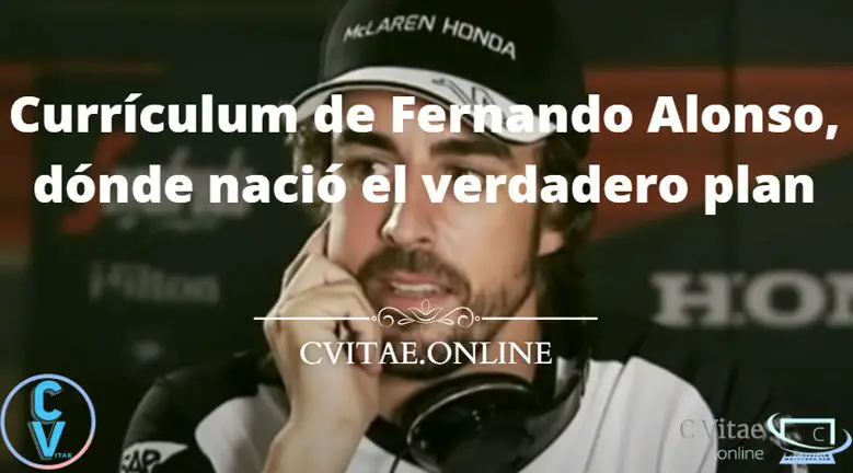 Fernando Alonso curriculum vitae