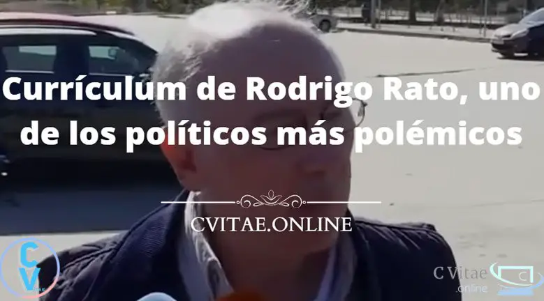 Rodrigo Rato curriculum vitae