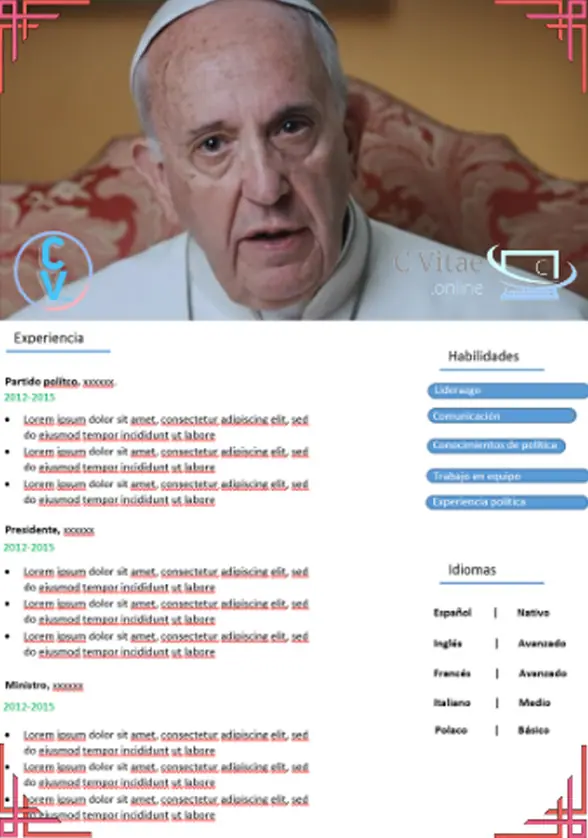el curriculum del papa francisco