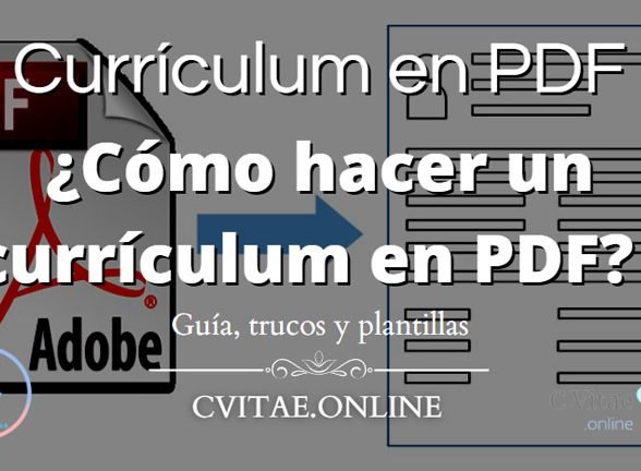curriculum vitae plantilla pdf
